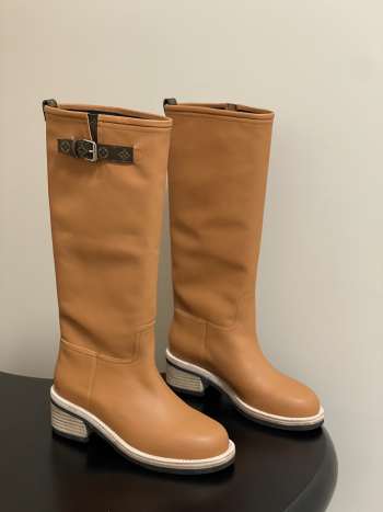 Uubags Louis Vuitton Biker High Boot In Brown