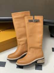 Uubags Louis Vuitton Biker High Boot In Brown - 4