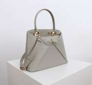 Uubags Dior Bow Bag Grey Leather 28x10x22cm - 6
