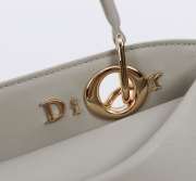 Uubags Dior Bow Bag Grey Leather 28x10x22cm - 4