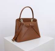 Uubags Dior Bow Bag Brown Leather 28x10x22cm - 6