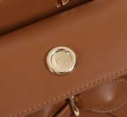 Uubags Dior Bow Bag Brown Leather 28x10x22cm - 5