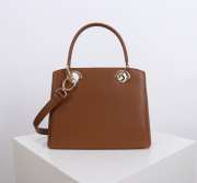 Uubags Dior Bow Bag Brown Leather 28x10x22cm - 4