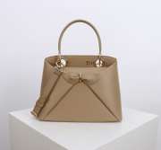 Uubags Dior Bow Bag Beige Leather 28x10x22cm - 1