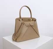 Uubags Dior Bow Bag Beige Leather 28x10x22cm - 6