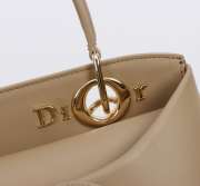 Uubags Dior Bow Bag Beige Leather 28x10x22cm - 4
