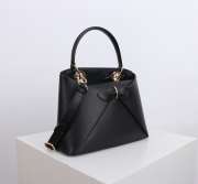 Uubags Dior Bow Bag Black Leather 28x10x22cm - 5