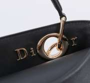 Uubags Dior Bow Bag Black Leather 28x10x22cm - 4