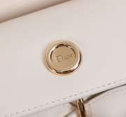 Uubags Dior Bow Bag White Leather 28x10x22cm - 5
