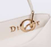 Uubags Dior Bow Bag White Leather 28x10x22cm - 4