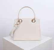Uubags Dior Bow Bag White Leather 28x10x22cm - 2