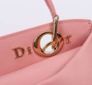 Uubags Dior Bow Bag Pink Leather 28x10x22cm - 6