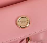Uubags Dior Bow Bag Pink Leather 28x10x22cm - 3
