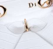 Uubags Dior Bow Bag White Crocodile Leather 28x10x22cm - 4