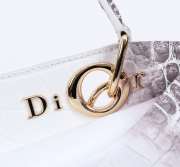 Uubags Dior Bow Bag White Crocodile Leather 28x10x22cm - 2