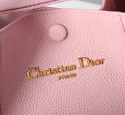 Uubags Dior Small Signature Bucket Bag Pink Grained Calfskin 21x11x19cm - 2
