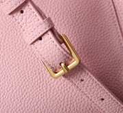 Uubags Dior Medium Signature Bucket Bag Pink Grained Calfskin 24x21x14cm - 6