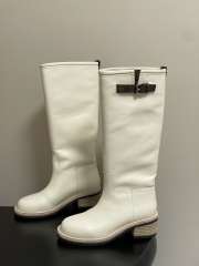 Uubags Louis Vuitton Biker High Boot In White - 4