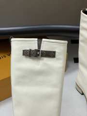Uubags Louis Vuitton Biker High Boot In White - 3