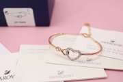 Uubags Swarovski Infinity Heart Jewelry Collection, Necklaces and Bracelets, Rose Gold - 5