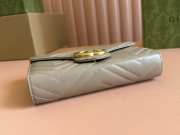 Uubags Gucci GG Marmont Matelasse Chain Wallet In Taupe 20x13x6cm - 5