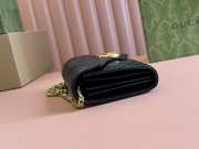 Uubags Gucci GG Marmont Matelasse Chain Wallet In Black 20x13x6cm - 5