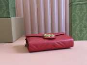 Uubags Gucci GG Marmont Matelasse Chain Wallet In Red 20x13x6cm - 4