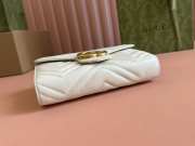 Uubags Gucci GG Marmont Matelasse Chain Wallet In Off-white 20x13x6cm - 6