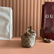 Uubags Gucci vanity mini bag beige and brown GG canvas 19x10x9cm - 6