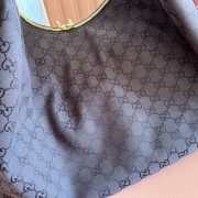Uubags Gucci Brown Monogram Canvas Large Hobo Weekender Shoulder Bag In Dark Brown 46x29x20cm - 2