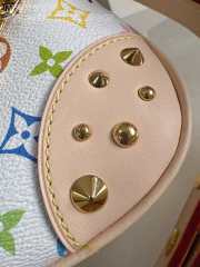 Uubags Louis Vuitton M27790 Boulogne Monogram Multicolor Canvas Bag In White/ Multicolor 29x16x9cm - 6