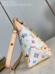 Uubags Louis Vuitton M27790 Boulogne Monogram Multicolor Canvas Bag In White/ Multicolor 29x16x9cm - 4