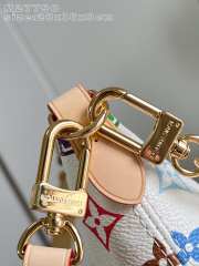 Uubags Louis Vuitton M27790 Boulogne Monogram Multicolor Canvas Bag In White/ Multicolor 29x16x9cm - 2
