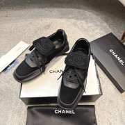 Uubags Chanel Low-Top Sneakers Suede & Calfskin In Black - 1