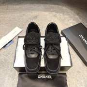 Uubags Chanel Low-Top Sneakers Suede & Calfskin In Black - 6