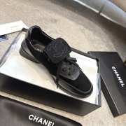 Uubags Chanel Low-Top Sneakers Suede & Calfskin In Black - 5