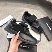 Uubags Chanel Low-Top Sneakers Suede & Calfskin In Black - 2