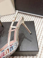 Uubags Valentino VLogo Signature Slingback Décolleté With Rhombelle Embroidery 8.5cm - 3