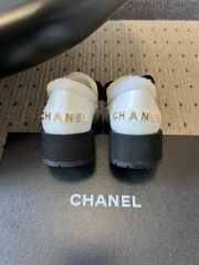 Uubags Chanel Ballerina Flats Tweed, Shearling & Patent Calfskin Black/ White - 2