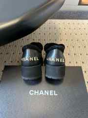 Uubags Chanel Ballerina Flats Tweed, Shearling & Patent Calfskin Black - 6