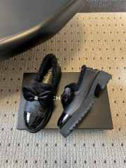 Uubags Chanel Ballerina Flats Tweed, Shearling & Patent Calfskin Black - 2
