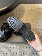 Uubags Chanel Ballerina Flats Tweed, Shearling & Patent Calfskin Black - 4