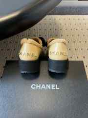 Uubags Chanel Ballerina Flats Tweed, Shearling & Patent Calfskin Beige - 5