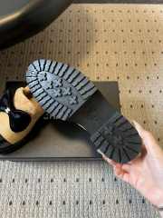 Uubags Chanel Ballerina Flats Tweed, Shearling & Patent Calfskin Beige - 4