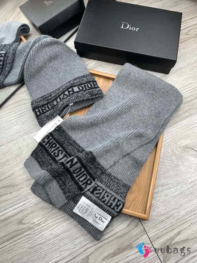 Uubags Dior Wool & Cashmere-Blend Scarf 01 - 1