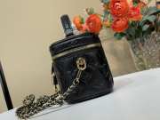 Uubags Louis Vuitton M25123 Vanity PM Bag In Black Puffy Lambskin 19x13x11cm - 5