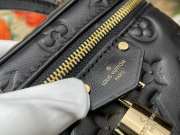 Uubags Louis Vuitton M25123 Vanity PM Bag In Black Puffy Lambskin 19x13x11cm - 2