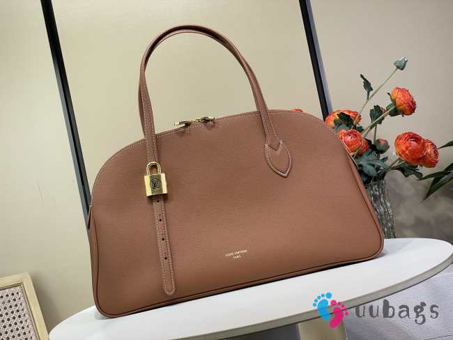 Uubags Louis Vuitton M26257 Large Low Key Duffle Tote Bag In Natural Color 43.5x26.5x14.5cm - 1