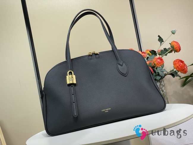 Uubags Louis Vuitton M26257 Large Low Key Duffle Tote Bag In Black 43.5x26.5x14.5cm - 1
