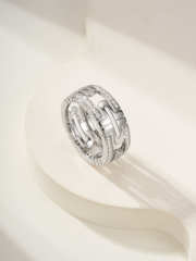 Uubags Bvlgari Parentesi Small 18K Diamond Ring - 4
